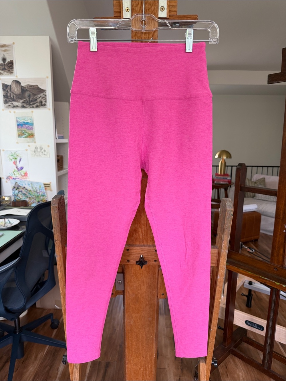 Beyond Yoga Hot Pink High-Waist Leggings